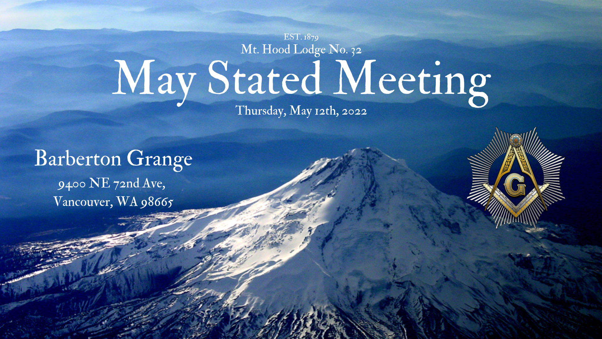 Stated Meeting – May 12th, 2022