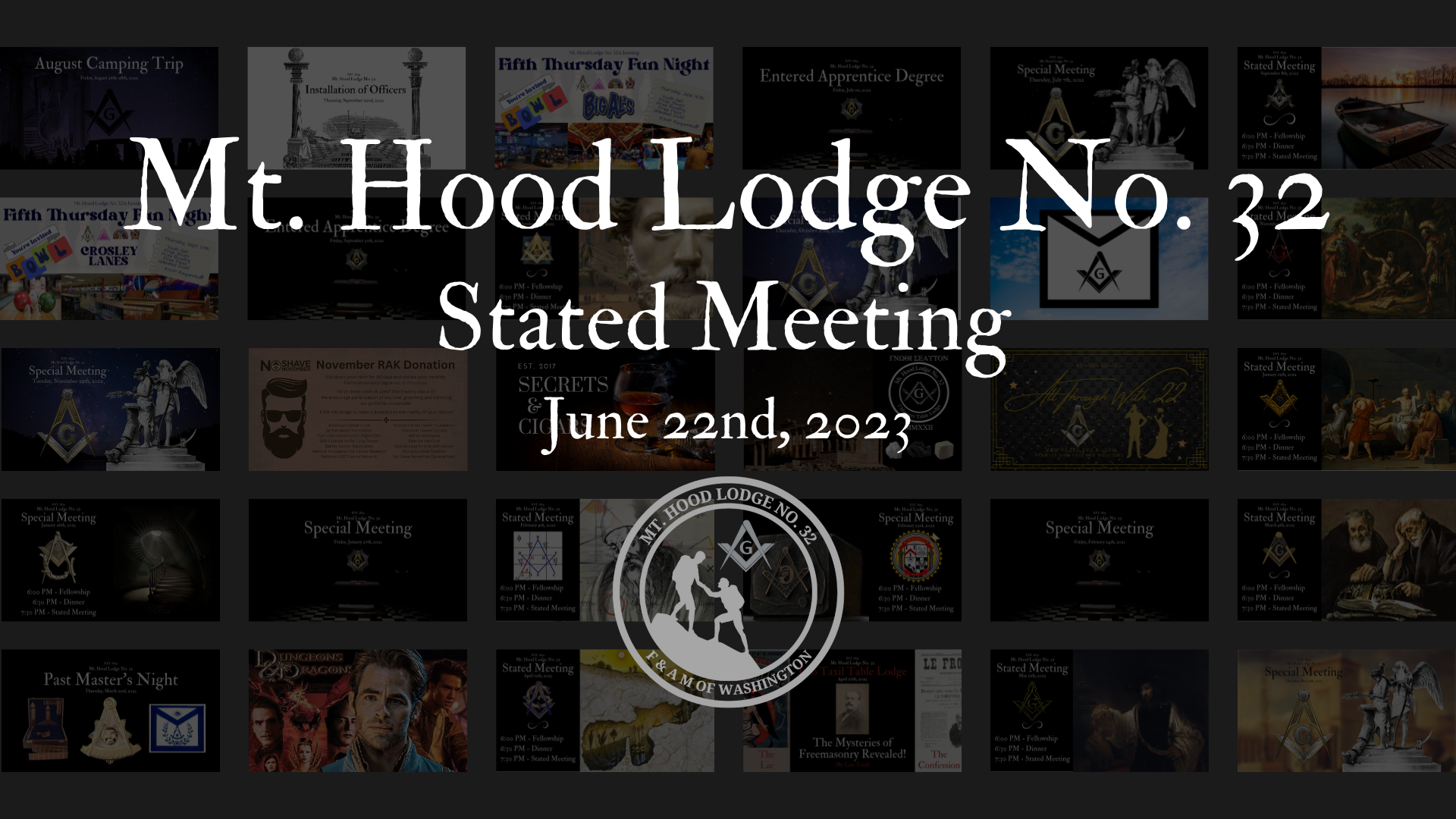 Stated Meeting – June 22nd, 2023